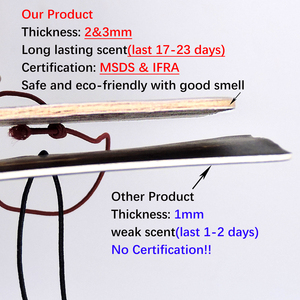 สเปรย์ปรับอากาศในรถยนต์แบบกระดาษพิมพ์ลาย กลิ่นหอมติดทนนาน ยี่ห้อ Soceli รุ่น New Long Lasting All Scents สำหรับเป็นของขวัญ - Product Image 4