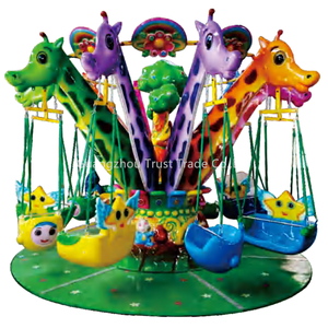 Tùy chỉnh trò chơi Swing funfair bay ghế Rides điện Merry đi vòng <span class=keywords><strong>Carousel</strong></span> để bán - Product Image 6