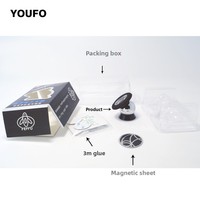 Vente directe d'usine, support de téléphone magnétique rotatif pour tableau de bord de voiture, logo personnalisé, modèle
