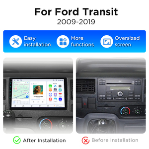 วิทยุติดรถยนต์ Junsun Carplay สำหรับรถยนต์ฟอร์ด นิว ทรานซิท ปี 2009-2019 ระบบอัจฉริยะในรถยนต์ ระบบนำทาง GPS แบบแอนดรอยด์ ชุดหัวหน้าจออเนกประสงค์ - Product Image 2