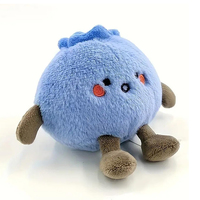 V275 Nouvelle conception personnalisée, adorable peluche en forme de baie, jouet câlin, poupée bleu-mer, cadeau pour enfants, décoration de la maison