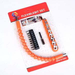 Ensemble de 21 tiges flexibles pré-assemblées en acier inoxydable 201 pour applications de plomberie, incluant des embouts de douille, personnalisable OEM/ODM/OBM - Product Image 1