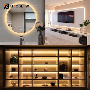 Prix d'usine, bande lumineuse LED flexible 6W 12/24 volts 8mm SMD 2835, 120 LED, bande lumineuse 12V pour meubles de chambre à coucher, 120 LED en rouleau, argentée - Product Image 6