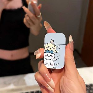 <span class=keywords><strong>Briquet</strong></span> à gaz butane mignon Chiikawa en forme de dessin animé, flamme <span class=keywords><strong>rose</strong></span>, pour femmes - Product Image 3