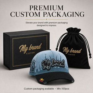Casquette de baseball en denim délavé avec visière en velours côtelé, 6 panneaux, fermeture <span class=keywords><strong>snapback</strong></span>, broderie <span class=keywords><strong>LA</strong></span>, vente en gros, logo personnalisé, fournisseur direct d'usine OEM - Product Image 4