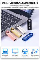 Clé USB personnalisée Kissin avec logo, USB 3.0, 2 Go, 4 Go, 8 Go, 16 Go, 32 Go, 64 Go, stockage de données portable, cadeau pour PC portable