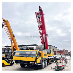 Grúa Móvil Usada SANY STC1000 de 100 Toneladas con Dirección <span class=keywords><strong>en</strong></span> Todas las Ruedas - Sistema Hidráulico Inteligente, Pluma de 75M para Construcción de Puentes - Product Image 1