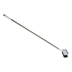 Brosse à gratter 2 en 1 à poils rigides <span class=keywords><strong>Balai</strong></span> de baignoire Brosse à récurer les carreaux de douche Brosse à récurer rotative pour sol avec long manche - Product Image 2