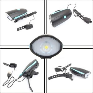 Klaxon de vélo étanche rechargeable en ABS avec batterie Li-ion et lumière LED 120 dB pour vélo électrique – Vente en gros - Product Image 6