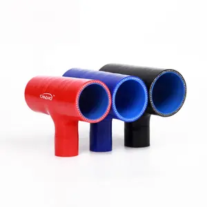 High pressure T size car turbo rubber elbow 65mm bend pipe reducer silicone hose for truck