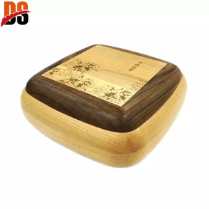 กล่องเก็บของไม้ทำมือสำหรับของขวัญคริสต์มาสหรืองานแต่งงาน  4 ช่อง  สำหรับใส่ช็อคโกแลต  บรรจุภัณฑ์หรูหราและมีเอกลักษณ์ - Product Image 4