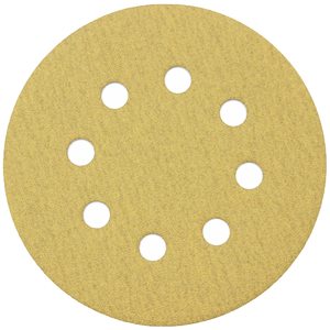 Disco abrasivo de 8 orificios de 125mm Lijas De Disco Alta dureza Alto óxido de aluminio 1mm de espesor OEM personalizable - Product Image 4