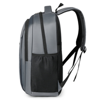 Sac à dos d'affaires unisexe Double épaule Sac multifonctionnel de grande capacité pour tablette avec doublure en nylon Design polyvalent