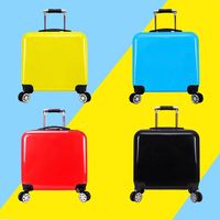 Valise compacte de 18 pouces avec logo personnalisé, valise à roulettes de qualité supérieure pour les voyages et le bureau