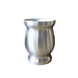 Factory Bestseller 4/8oz Argentina Coffee <b>Mug</b> Insulate Double Wall Stainless Steel Gourd Shape Madai Cup Travel <b>Mugs</b> - Product Image 5