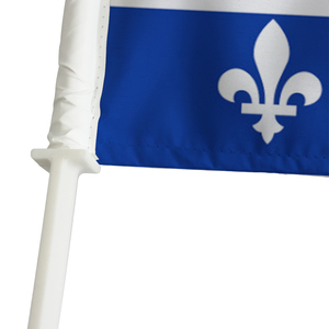 <span class=keywords><strong>Bandera</strong></span> de Coche de <span class=keywords><strong>Quebec</strong></span> de Poliéster de 12x18 Pulgadas con Impresión de Flagnshow para <span class=keywords><strong>Quebec</strong></span> - Product Image 3