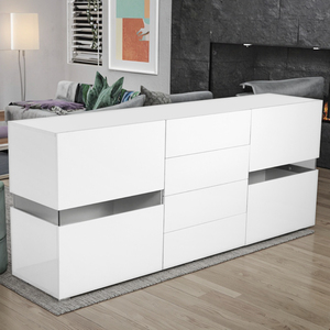<span class=keywords><strong>Meuble</strong></span> <span class=keywords><strong>TV</strong></span> en bois <span class=keywords><strong>et</strong></span> métal de haute qualité au design moderne pour la maison salon chambre cuisine salle à manger bureau centre commercial utilisé en chêne MDF - Product Image 4