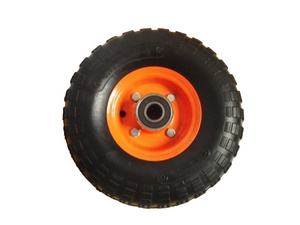 10 pulgadas <span class=keywords><strong>ruedas</strong></span> de goma sólidas/4,10/3,50-4 <span class=keywords><strong>para</strong></span> camión de mano - Product Image 5