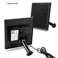 Panel Surya Mini 8W China Sel IBC Kamera Pengawas Baterai Terintegrasi ESP32 Daya Rendah