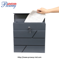 Benutzer definierte Metall Mailing Briefkasten Hochwertige Briefkasten Akzeptieren Anpassung Beliebte Haus Mailbox im Freien