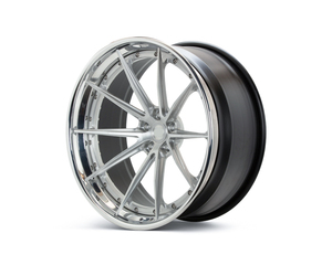 Jantes forgées en aluminium 3 pièces, jantes multi-pièces à rebord progressif, PCD personnalisé 5X100 5X108 5x114.3 5x112 5x115 5x120, modèle Mustang 3 S Y X - Product Image 1