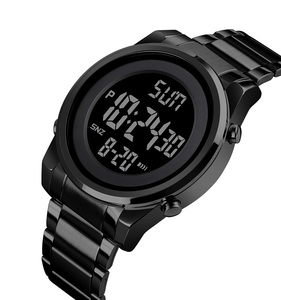Reloj Deportivo Cronógrafo de Lujo Skmei 1611 <span class=keywords><strong>Nuevo</strong></span> de 2020, Digital, de Acero Inoxidable, Resistente al Agua, con Alarma, Luminoso y Cronómetro - Product Image 4