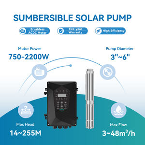 Kit Pompe Immergée Agricole Solaire VEICHI 3 CV Silaire pour Forage – Pompes à Eau Submersibles Solaires pour le Pompage - Product Image 2