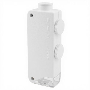 पोर्टेबल मिनी एडजस्टेबल ऑप्टिकल ग्लास लेंस माइक्रोस्कोप 160x-200x मोबाइल फोन जेब नेतृत्व मैग्निफायर - Product Image 1