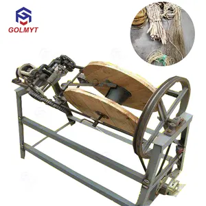 Manual straw hemp rope making twister machine with excellent efficiency
