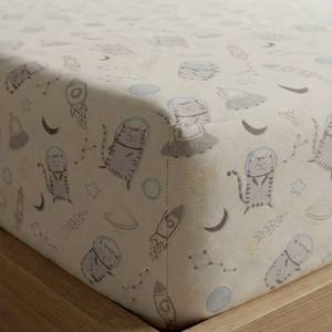 Drap-housse en Lyocell 40S doux pour la peau des enfants, motif chat de dessin animé, pour la maison - Product Image 2