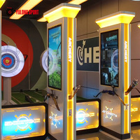 Simulateur de tir à l'arc électronique Yulong pour salle d'arcade, machine de jeu sportive d'intérieur avec distance de tir réglable