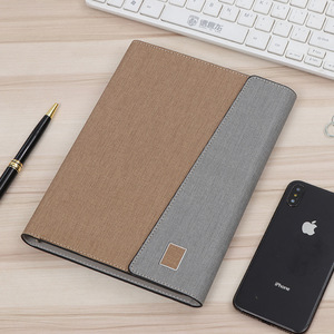 สมุดบันทึกการดูแลตัวเองแบบหรูหราพร้อมปากกา ชุดของขวัญปีใหม่ ปกหนัง สำหรับองค์กร บรรจุในกล่องของขวัญ - Product Image 5