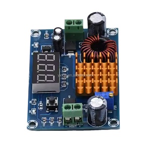 TOPCUS 5A XH-M411 5V-45V Boost Module Digital Voltmeter DC-DC <b>Step</b> Up Module Boost Converter <b>Board</b> - Product Image 5