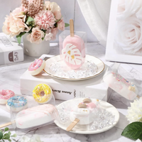 Boîte en plastique transparente en gros pour gâteaux glacés, boîte à glaces
