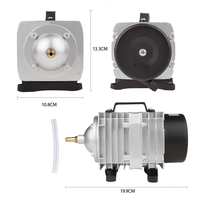 Pompe à Air Externe Haute Puissance AC E-magnétique 220V Fish Tank Pond Pompe à Oxygène Compresseur Aérateur d'Air Pompe ACO-208 308 318 328 388D