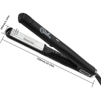 Lisseur de cheveux professionnel 2 en 1 MK-128 avec écran LED, chauffe rapide ionique, ions négatifs