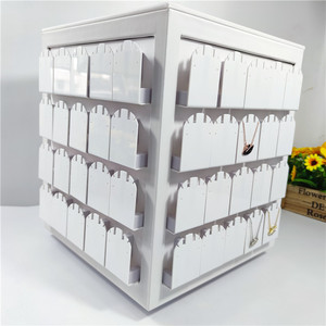 Plate-forme rotative motorisée robuste haute performance Présentoir de boucles d'oreilles rotatives rondes à 4 côtés - Product Image 3