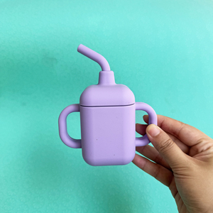Nuevo Vaso Infantil con Pajita y Tapa, Diseño Rectangular, Libre de BPA, Precio de Fábrica, Vaso Portátil para Bebés, Disponible en Stock - Product Image 3