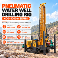 Foreuse pneumatique DTH pour puits d'eau de 600 m – Machine de forage pour la construction de puits profonds