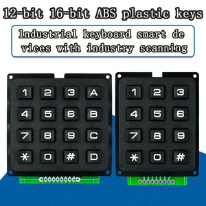 Module de clavier matriciel 3x4 4x4, touches en plastique ABS, 4x4 3x4, 12 16 touches, interrupteur à membrane, kit DIY pour Arduino - Product Image 1