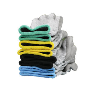 Anticut HPPE Glass xử lý bằng chứng PU tráng chống cắt găng tay mức độ 5 cắt Găng tay kháng làm việc an toàn chống cắt găng tay xây dựng - Product Image 3