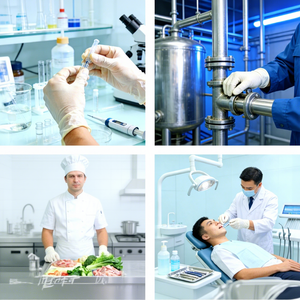 Prix de gros Gants d'examen en latex jetables Gants d'examen en latex en vrac Gants 100% latex sans poudre Fabricant chinois - Product Image 4