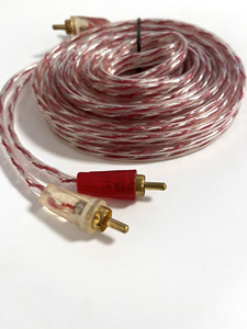 2RCA Y-splitter cable for <b>car</b> <b>amplifiers</b>, male to 2 female, gold-plated connectors, PVC sheath, high-fidelity audio - Product Image 5