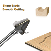 Warrior's Customizable CNC Woodworking Router Bits 1-Inch Carbide Round Cove Bits for Wood OEM & ODM Support