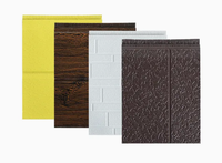 Panneaux de bardage en PU sculpté métallique, panneaux muraux extérieurs isolés, panneaux décoratifs en mousse de polyuréthane isolante