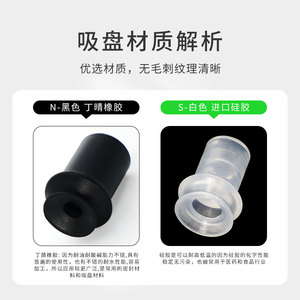 ZP2-03UN ZP2-B06BS B06C 07C B08C <b>Mini</b> Ribbed Vacuum Suction Cup Pad for Industrial <b>Robot</b> Automation Gripper - Product Image 2
