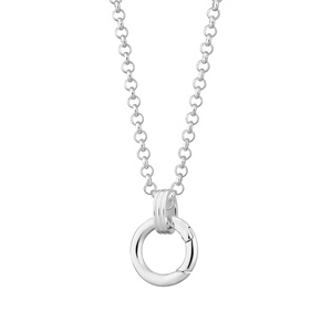 Colar Cruzado Estilo Europeu em Aço Inoxidável com Pingente Banhado a Ouro 18k e Corrente Artesanal - Product Image 3