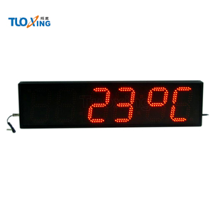Reloj de Cuenta Regresiva LED deportivo de 6 pulgadas de alto brillo Pantalla grande de 6 dígitos con pantalla de temperatura de alta visibilidad Tipo mini - Product Image 5