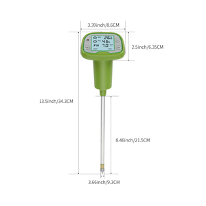 Instrumento digital de encuesta sobre el entorno del suelo y las plantas-Probador de suelo <span class=keywords><strong>4</strong></span> en <span class=keywords><strong>1</strong></span> con pantalla de temperatura, humedad, luz solar y comodidad - Product Image 6