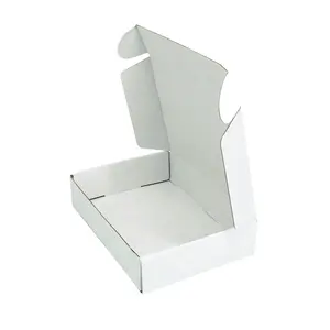 pure white accept color printing foldable paper box for present